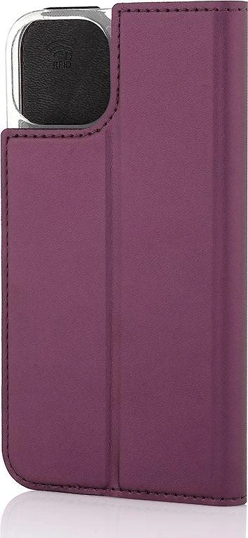 Dėklas Wave BookCase -suojakotelo, iPhone 14, Smoky Sangria