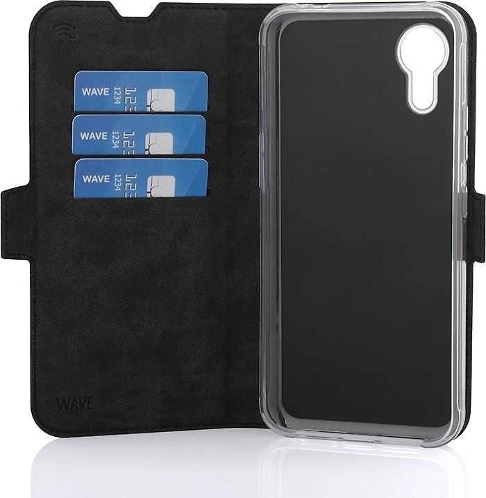 Dėklas Wave BookCase -suojakuori, Samsung Galaxy XCover7, musta
