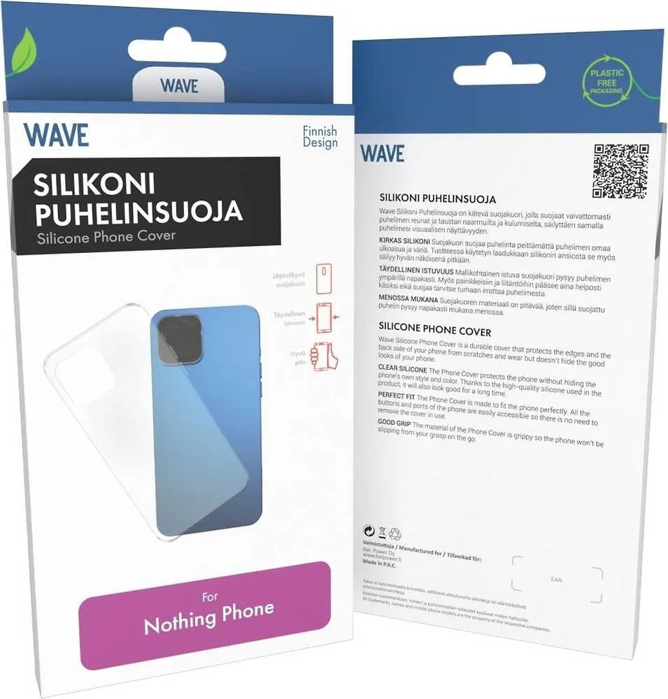 Dėklas Wave silikonisuoja, Nothing Phone (3a) Pro, kirkas