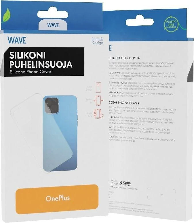 Dėklas Wave silikonisuoja, OnePlus Nord CE3 Lite 5G, kirkas