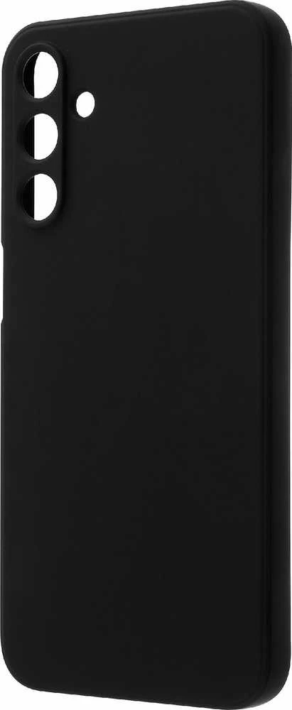 Dėklas „Wave Soft Touch“ silikoninis dangtelis, „Samsung Galaxy A15“, juodas