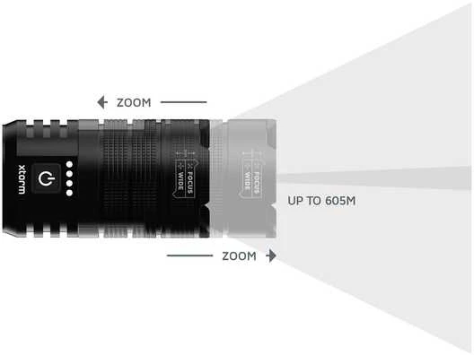 Power bank Xtorm Flashlight 10.500 mAh 20W – juodas