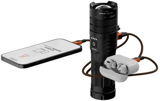 Power bank Xtorm Flashlight 10.500 mAh 20W – juodas