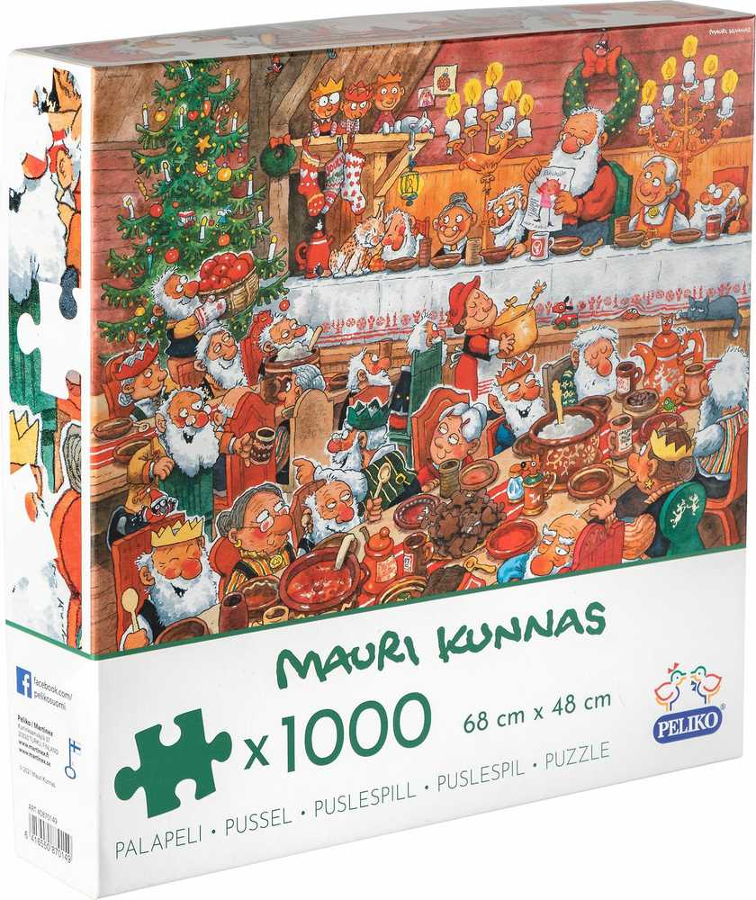 Peliko dėlionė 1000 vnt. - Žiemos linksmybės