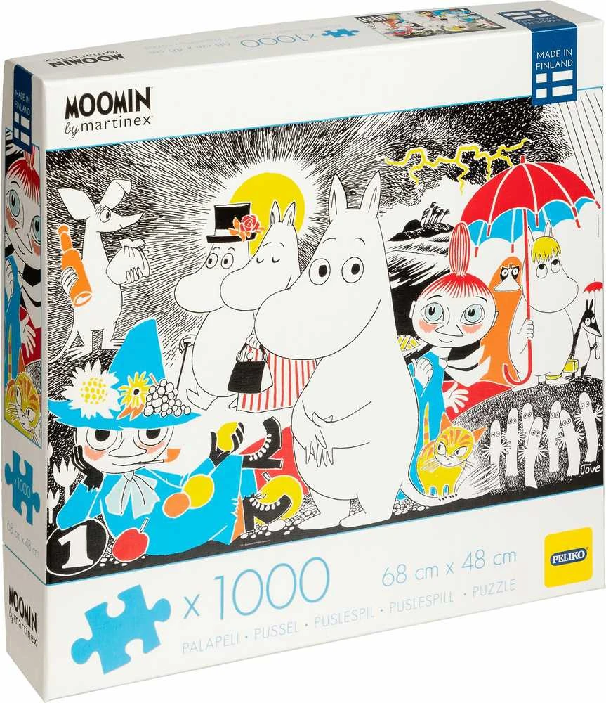 Moomin Muminas - Dėlionė 1000 detalių Komiksų knygelės viršelis 1 (40855542)
