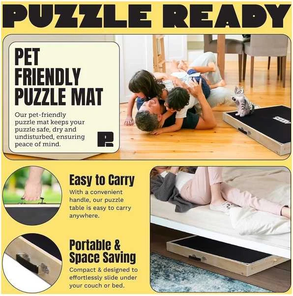 Dėlionė Puzzle Ready - Palapelilauta jaloilla, 1000 palalle