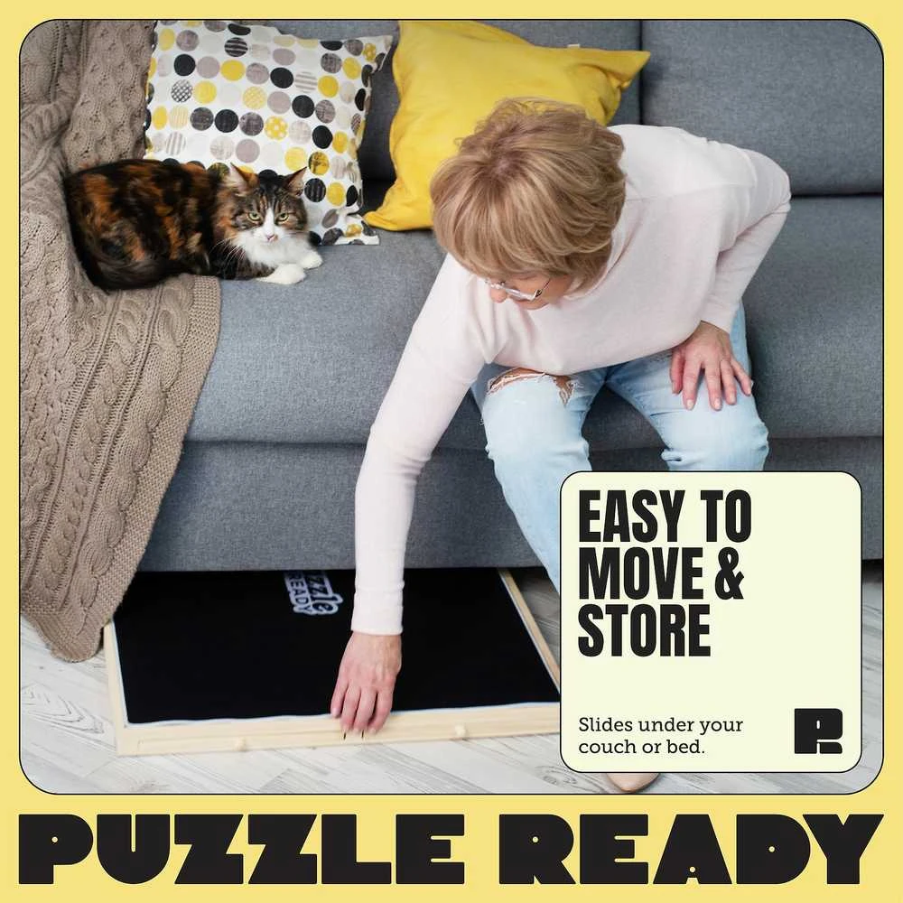 Dėlionė Puzzle Ready - Puinen palapelilauta, 1000 palalle