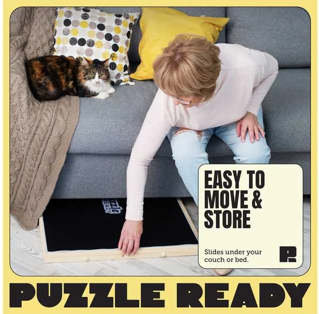 Dėlionė Puzzle Ready - Puinen palapelilauta, 1000 palalle