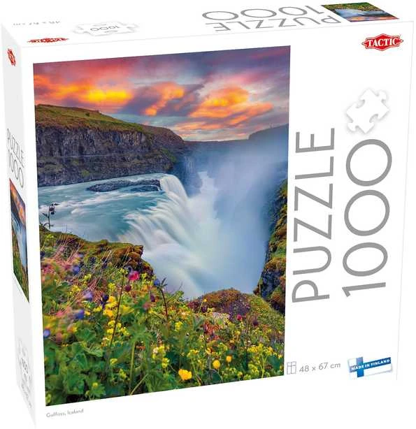 Tactic Dėlionė 1000 Gulfoss, Islandija