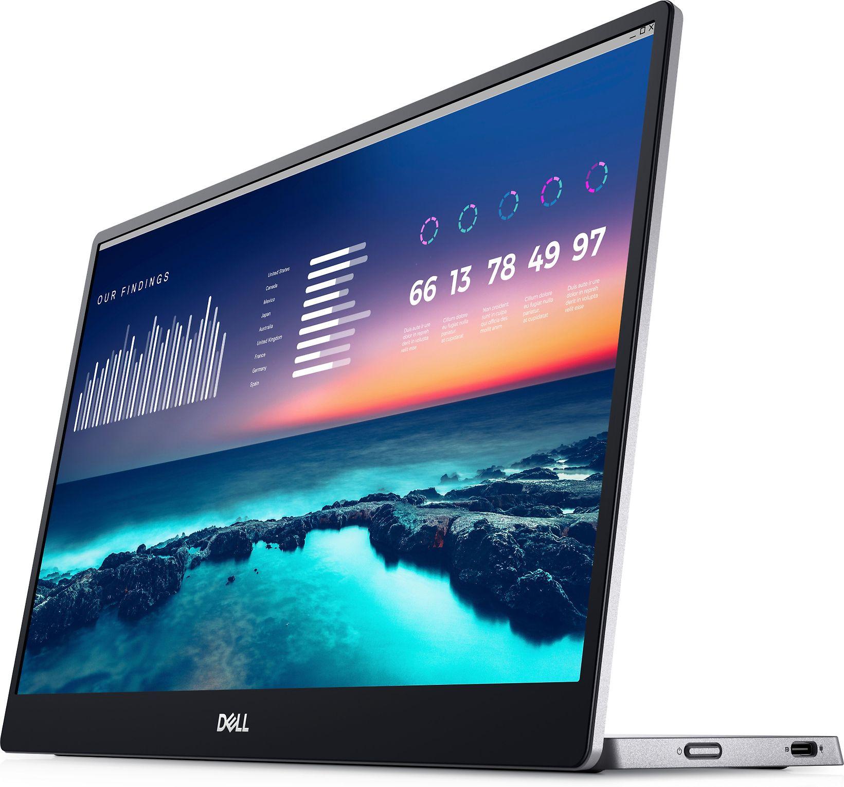 Dell | Portable Monitorius | P1424H | 14 " | LCD | FHD | 16:9 | N/A Hz | 6 ms | 1920 x 1080 | 300 cd/m² | Sidabrinis