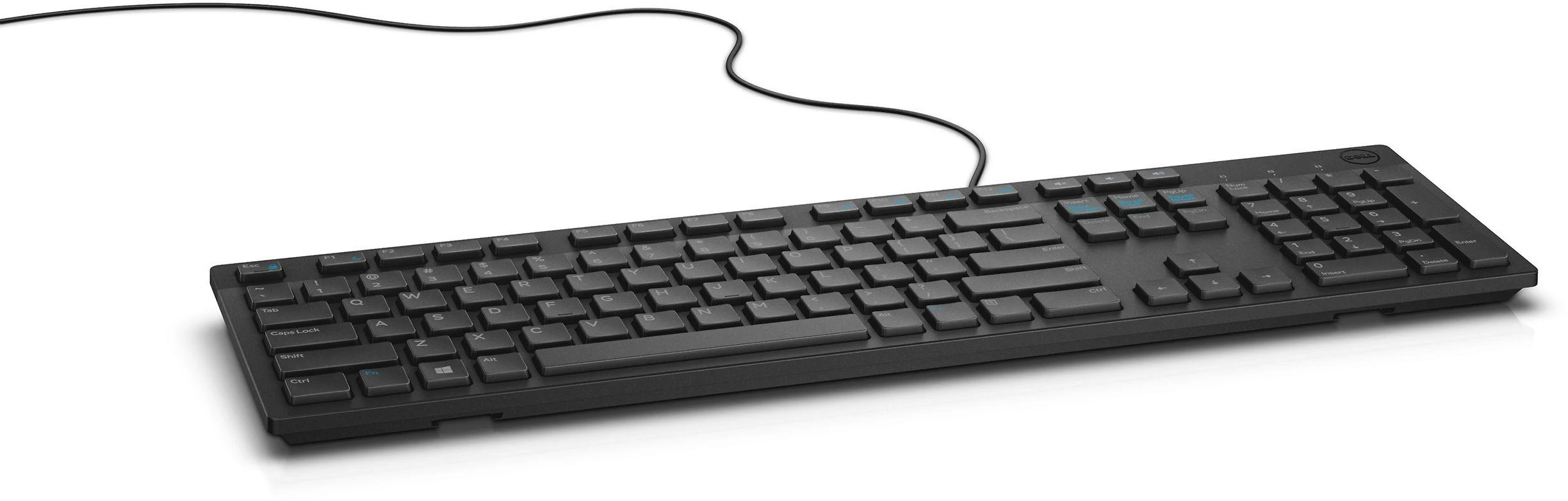 „Dell“ daugialypės terpės klaviatūra KB216, SWE / ENG