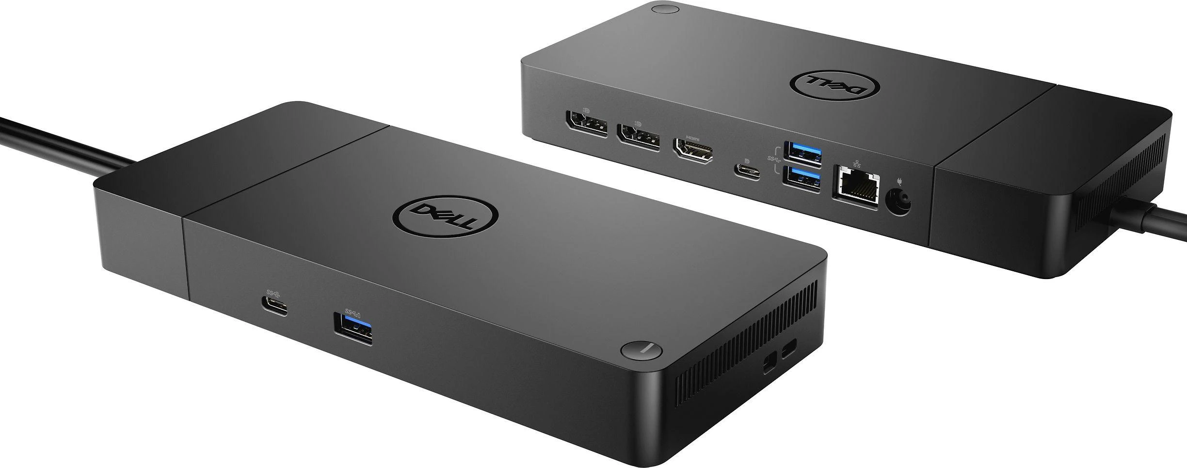 Dell | WD19DCS | Prijungimo stotis | Ethernet LAN (RJ-45) jungtys 1 | DisplayPorts kiekis 2 | USB 3.0 (3.1 Gen 1) Type-C jungtys kiekis 1 | USB 3.0 (3.1 Gen 1) jungtys kiekis 3 | HDMI jungtys kiekis 1