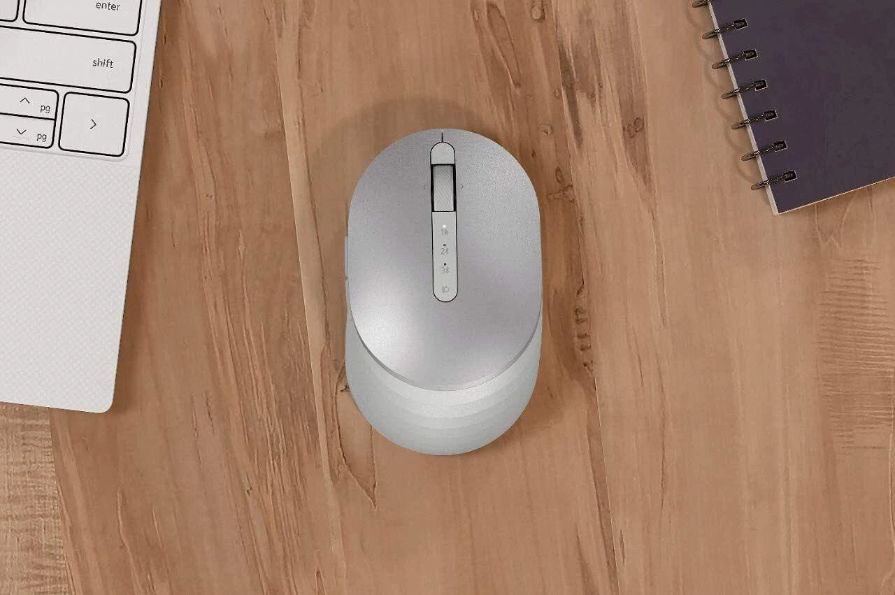 Dell MS7421W Premier Rechargeable - belaidė pelė, platinum sidabrinės spalvos (Ekspozicinė prekė)