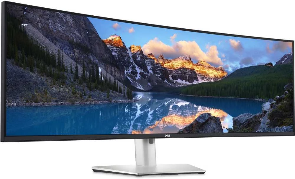 Monitorius Dell UltraSharp U4924DW, 49" Dual QHD (5120x1440) lenktas, IPS Black, 32:9, 60Hz, USB-C 90W, KVM, garsiakalbiai