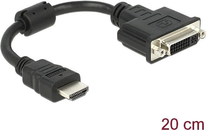 DELOCK Adapteris cable HDMI St > DVI 24+1 Buchse