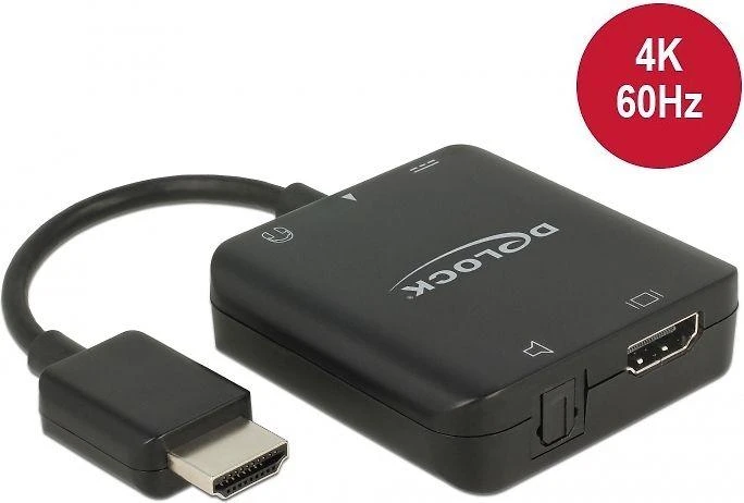 Delock HDMI Audio Extractor signalo keitiklis