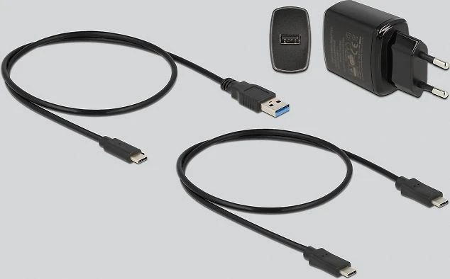 Delock M.2 prijungimo stotelė, skirta 2 x M.2 NVMe PCIe SSD su klonavimo funkcija