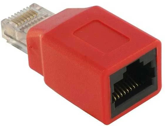 DELOCK NICz RJ45 Crossover Adapt. Bu-St kompaktiškas