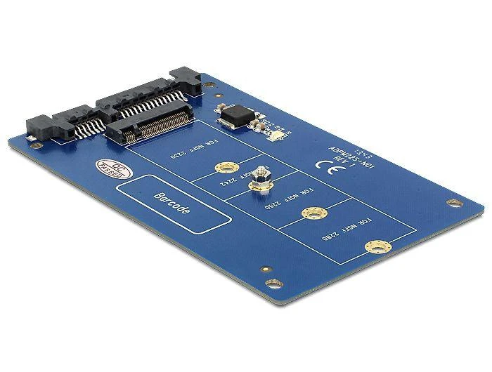 DELOCK Converter SATA 22 Pin > M.2 NGFF