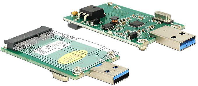 DeLOCK USB 3.0 A (m)> mSATA adapteris