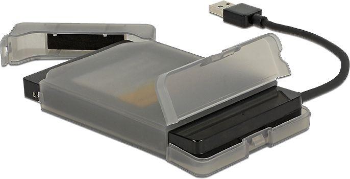DELOCK konverteris USB 3.0 A tipo kištukas > SATA 6 Gb/s 22 kontaktų su 2,5" apsauginiu dangteliu