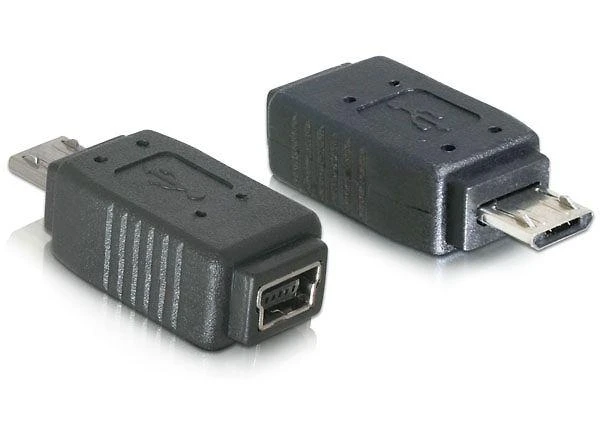 USB adapteriai micro-B ir mini USB jungtys