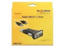 „Delock“ adapteris USB 2.0 > 1 x serijinis RS-232 DB9