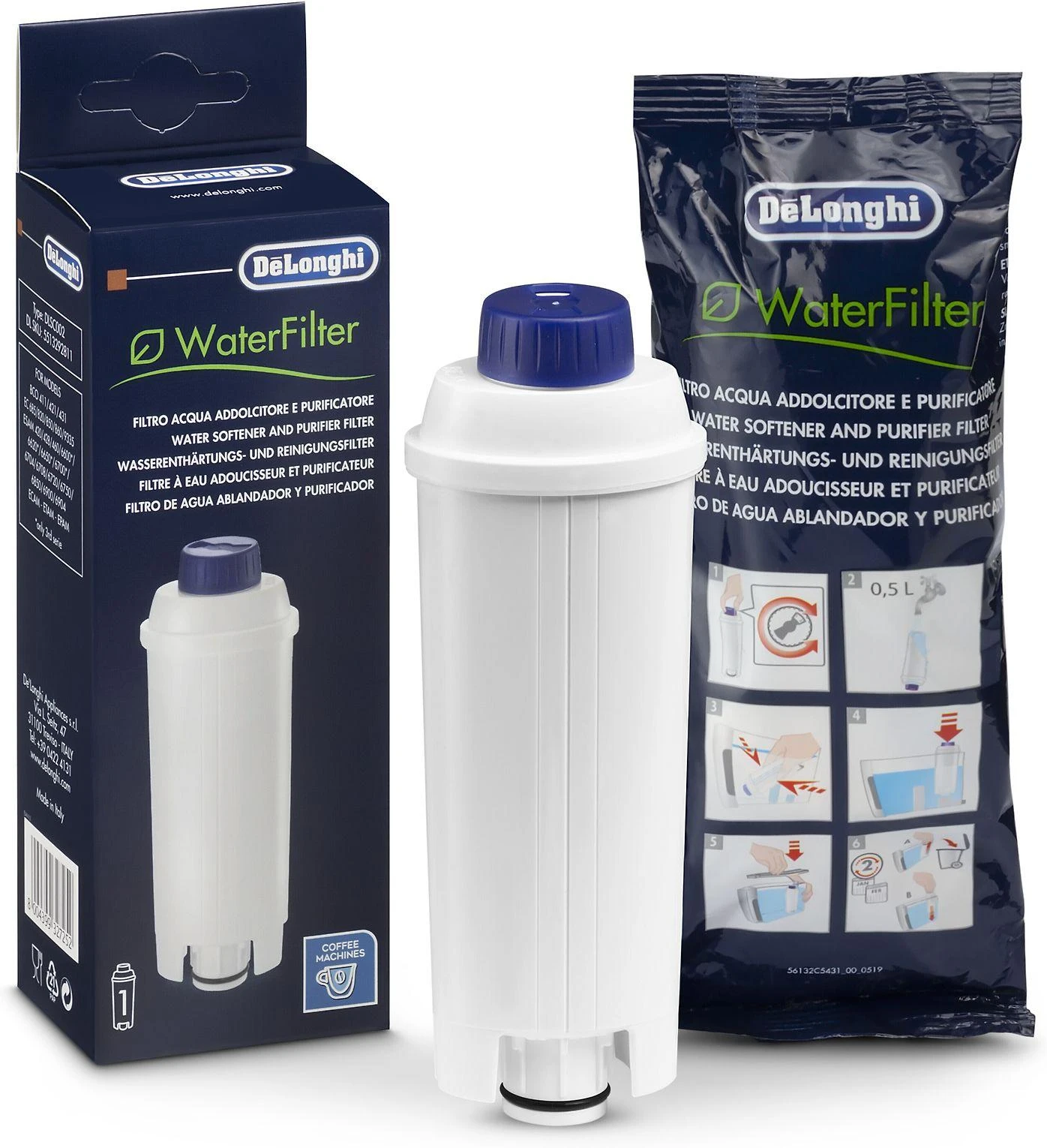 Vandens filtras Delonghi DLS C002