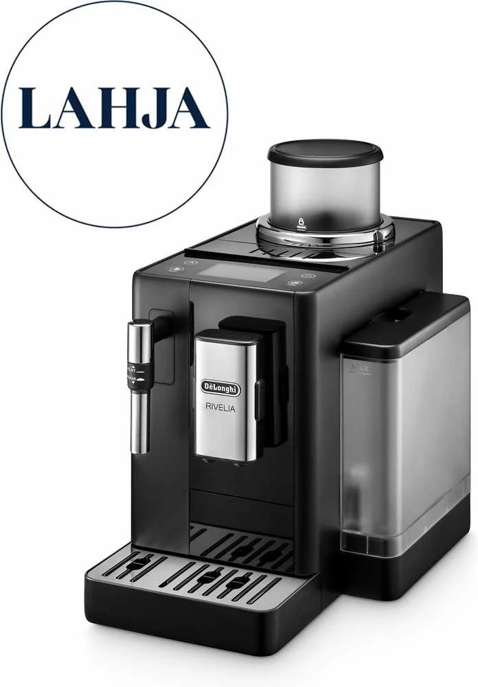 Delonghi Kavos aparatas | EXAM 440.35.B RIVELIA | Slėgis 19 bar | Su pieno plakikliu | Automatinis | 1450 W | Onyx Juodas
