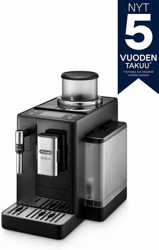 Delonghi Kavos aparatas | EXAM 440.35.B RIVELIA | Slėgis 19 bar | Su pieno plakikliu | Automatinis | 1450 W | Onyx Juodas