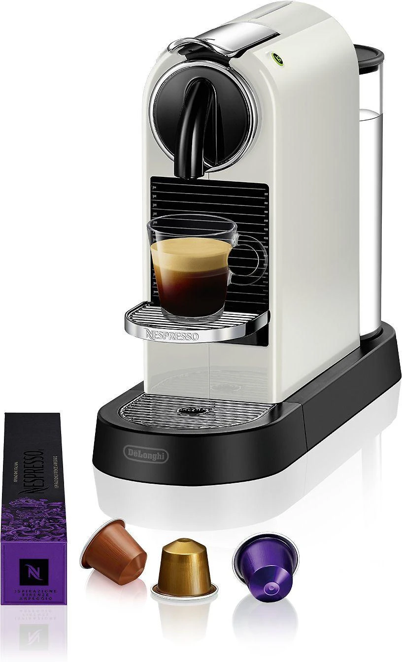 Kavos aparatas Delonghi Nespresso EN167.W Slėgis 19 bar, kapsulinis kavos virimo aparatas, 1260 W, Baltas