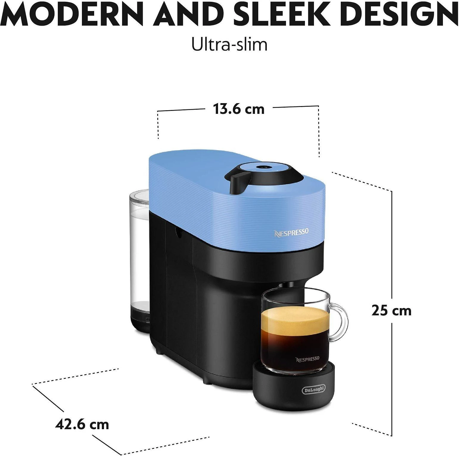 Kavos aparatas DELONGHI Nespresso ENV90.A VERTUO POP kapsulinis kavos virimo aparatas