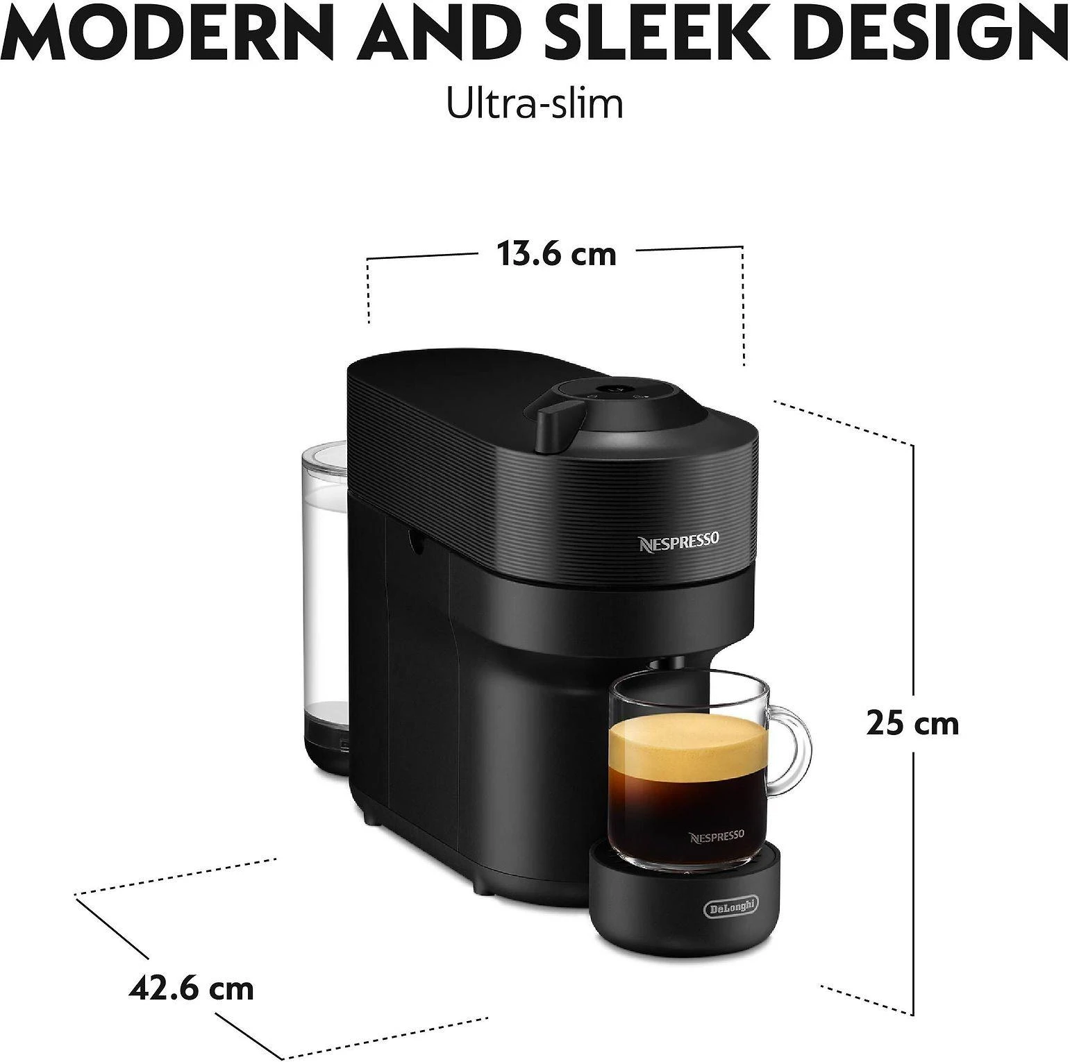 Kavos aparatas DELONGHI Nespresso ENV90.B VERTUO POP kapsulinis kavos virimo aparatas