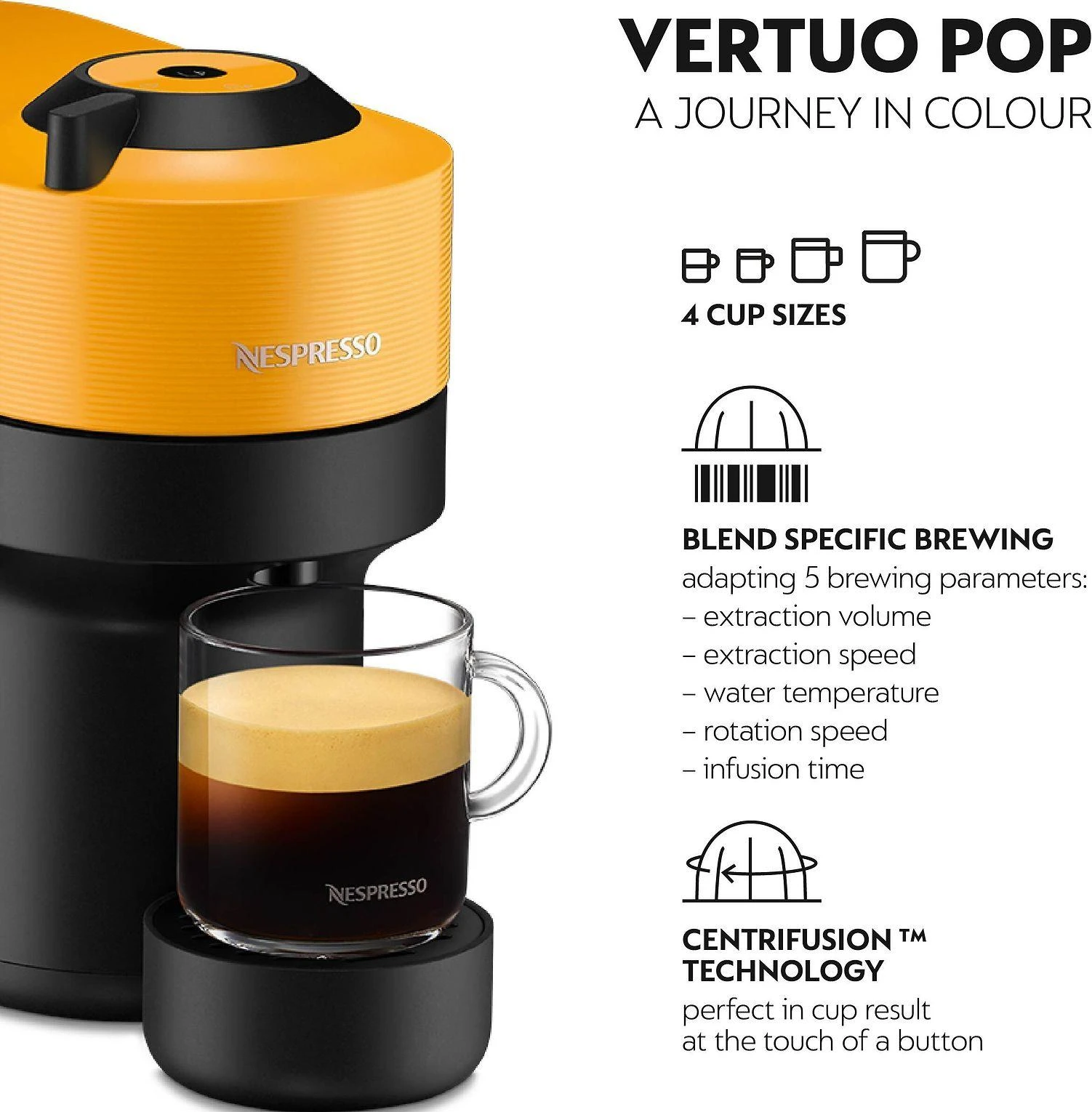 Kapsulinis kavos aparatas DeLonghi Nespresso Vertuo Pop ENV90.Y