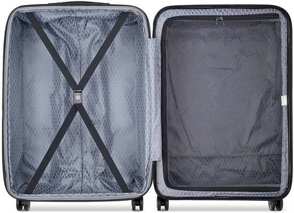 Kelioninis Delsey Air Armour Expandable 66 cm matkalaukku, musta