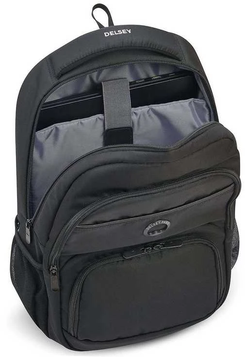 Delsey Elements 15,6 -reppu, musta