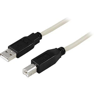 Kabelis DELTACO USB 2.0, A tipo kištukas - B tipo kištukas 0,5 m / USB-205