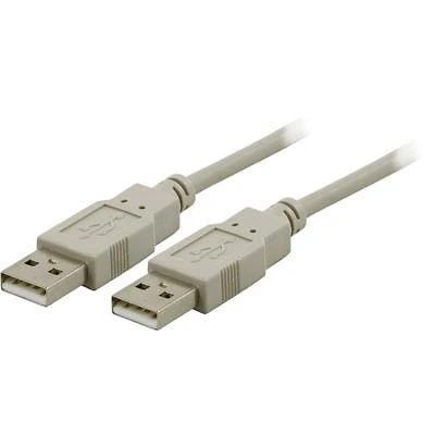 DELTACO USB 2.0 kabelis Type A - Type A 1.0m / USB2-7