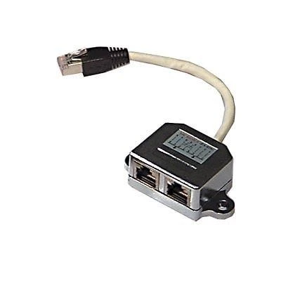 DELTACO Y tinko kabelis, 1xRJ45 ha iki 2xRJ45 ho, FTP Cat5 679-F