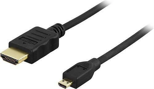 Deltaco HDMI-A į Micro HDMI kabelis, 1m