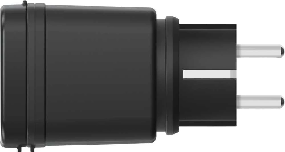 DELTACO SMART HOME lauko kištukas, „WiFi“, IP44, 1xCEE 7/3, 13A, juodas / žalias SH-OP01