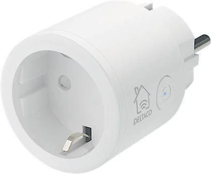 DELTACO SMART HOME jungiklis, WiFi 2,4 GHz, 1xCEE 7/3, 10A, laikmatis, 220-240 SH-P01