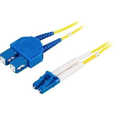 Optinis kabelis DELTACO OM1, LC - SC, duplex, UPC, 62,5/125, 5m, oranžinis / LCSC-5M