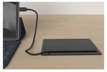 Stalinis atverčiamas maitinimo lizdas DELTACO OFFICE, 3 lizdai, 1x21W A+C USB, GST18 kabelio jungtis / GT-1400 / 1902250
