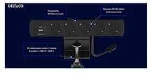 Stalinis maitinimo lizdas DELTACO OFFICE, 5 lizdai, 1x21W A+C USB krovimas, GST18 kabelio jungtis / GT-1005 / 1902242