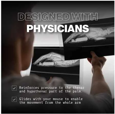 Kilimėlis DELTAHUB Carpio 2.0 L (Dešinė, Balta) Atrama Riešui