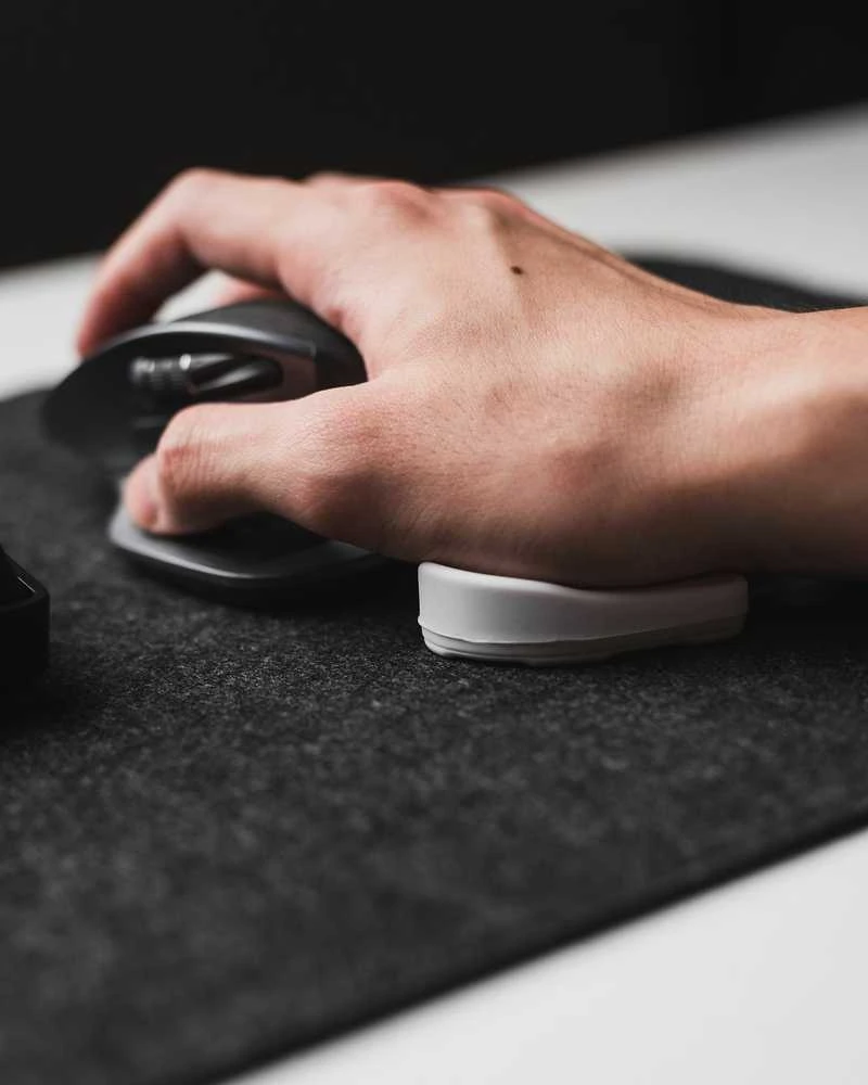 Kilimėlis DELTAHUB Carpio 2.0 L (Dešinė, Balta) Atrama Riešui