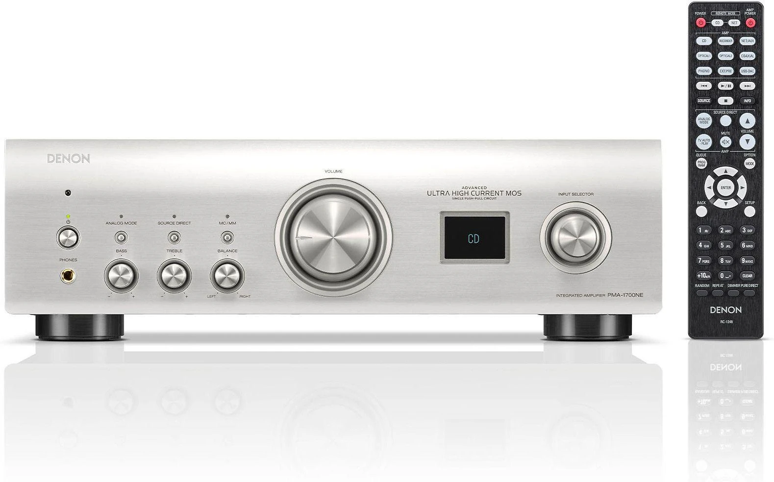 Denon PMA-1700NE integruotas stiprintuvas su šoniniu signalu
