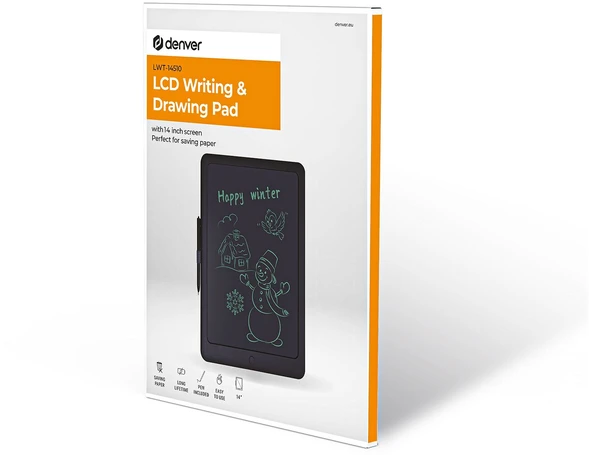 Planšetė do rysowania Denver LWT-14510 14 LCD juoda