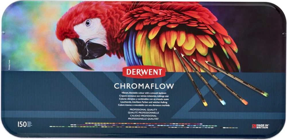 Derwent Derwent Chromaflow spalvoti pieštukai, 150 vnt